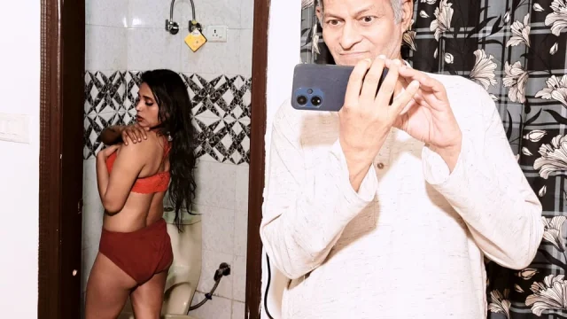 Desi Old Step Father Watches Step Daughter Bathing And Has Hardcore Sex And Pussy Sucking Indian Hindi Video
