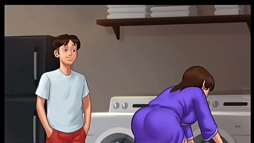 Malam Musim Panas Rahasia [v21.0.0] | Ibu Tiri Terus Ngintipin Diam-diam (18+) | Novel Visual Dewasa