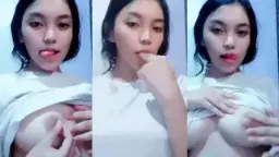 Toket Putih Kak Laras Si Tiktokers Cantik Bikin Ngaceng
