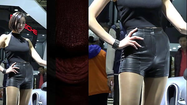 Gadis Cina Goyang-goyang Pakai Hotpants Kulit, Bikin Ngiler.