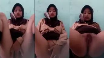 Bocil Pake Seragam Pramuka, Ngewe Panas Di Kelas Sampe Basah Kuyup